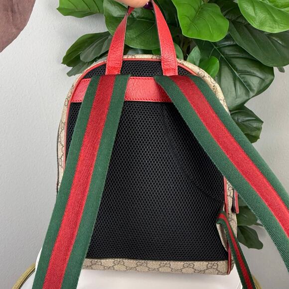 A8?✨Authentic GUCCI Bosco GG Supreme Embroidered Backpack Daypack Canvas main image 7